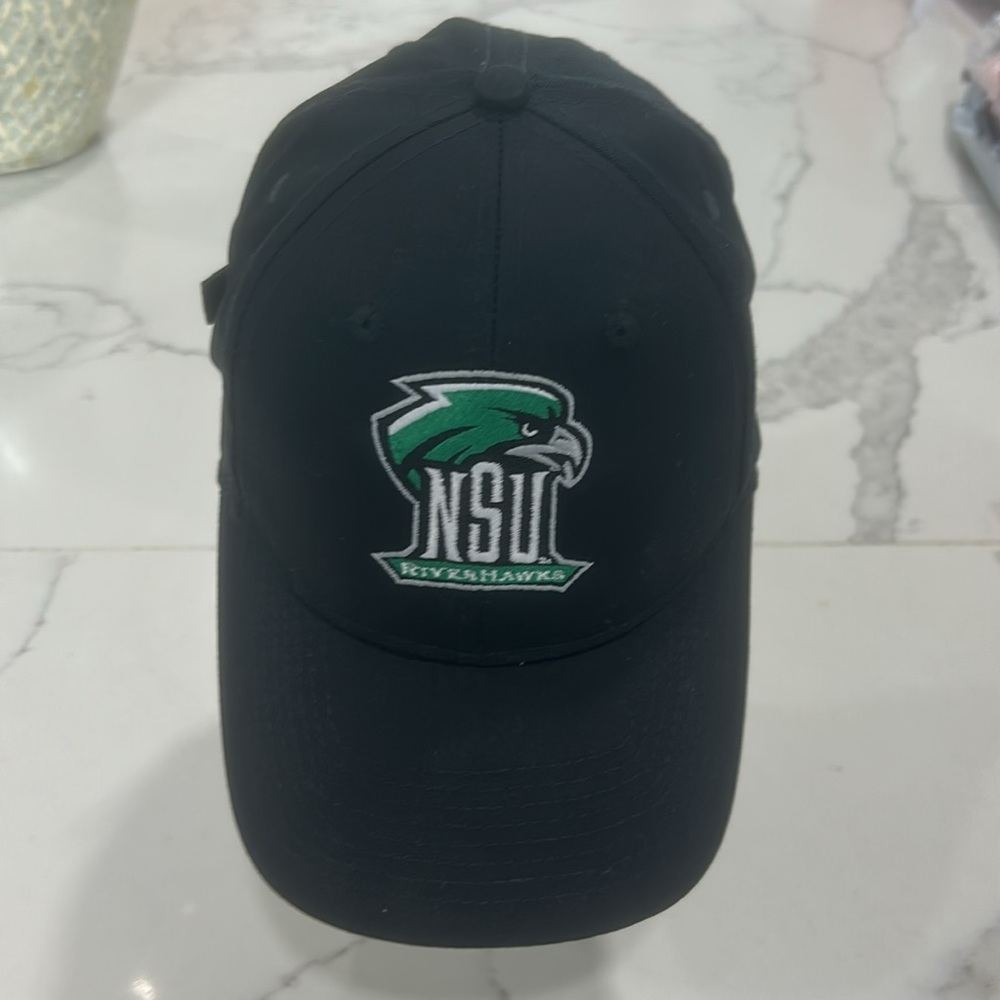 Port Authority NSU Black‎ Cap with Green Logo